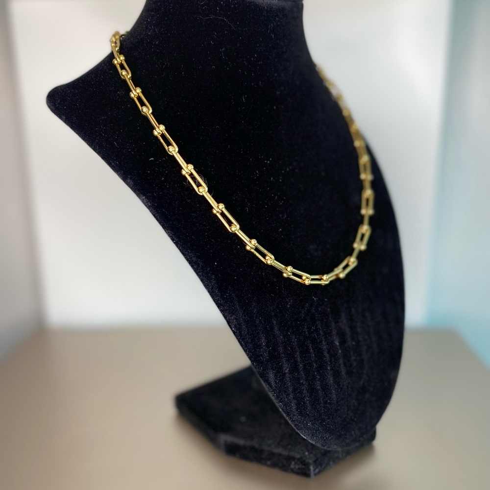Semi-Fine 14k Gold Filled link necklace